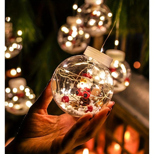 137.8" Edison Bulb Curtain String Lights – Warm White Wish Ball Lights with USB & Remote, 11 Modes, 3 Christmas Styles (Snowman, Christmas Tree, Santa) – Wedding Backdrop, Proposal Decor, Photography Props & Holiday Decorations