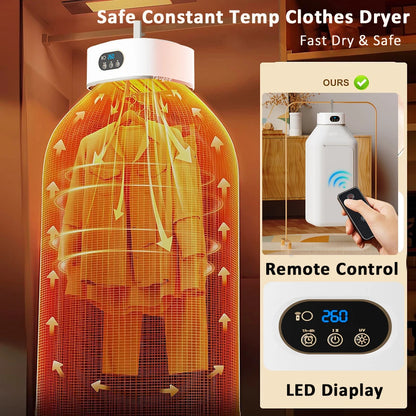 Christmas Hub™ Portable Folding Clothes Dryer